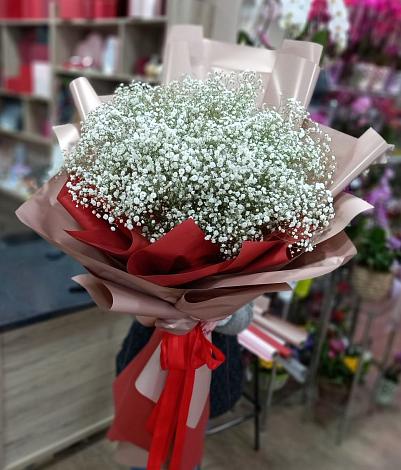 Букет цветов из: Гипсофила в Краснозатонский